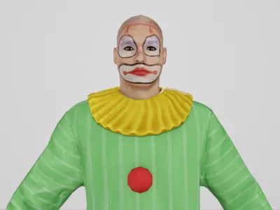 Joker Low-poly 3D model