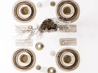 Table setting-H18 3D model
