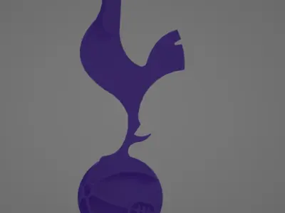 3D Design Tottenham Hotspur logo 3D print model