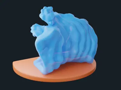 Surfing Boy 3D print model