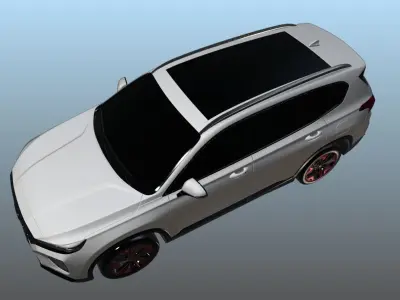 Hyundai Santa Fe 2019 3D model