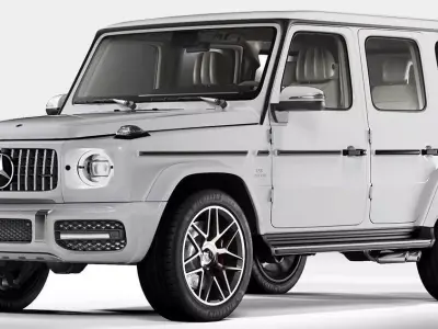 Mercedes-Benz-AMG G63  with interior also 3D model