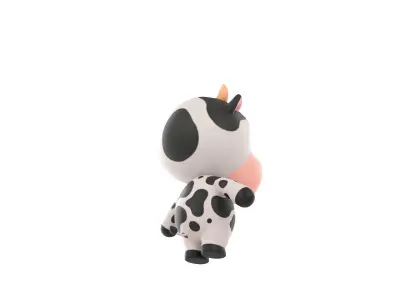 Character042 Cow 3D model