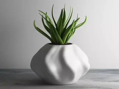 vase pot planter 3d print 862  3D print model