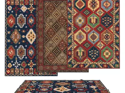 Rugs No 764 Low-poly 3D model
