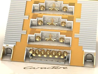 Cascade Pendant Free 3D print model