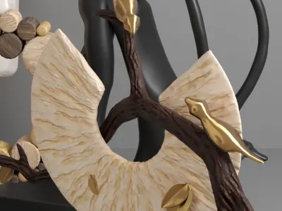 Decorative Sculptor Set 3D model