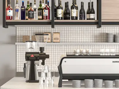 Coffee Shop 06 3D model