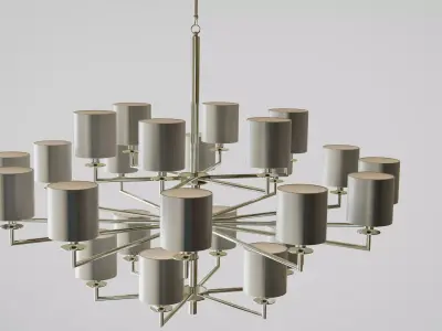 COMETA  Chandelier 3dModel 3D model