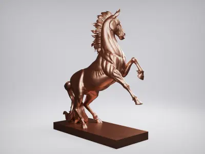 Horse Sculpture 3D print model