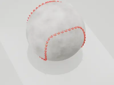 Base Ball for Sport Free low-poly 3D model