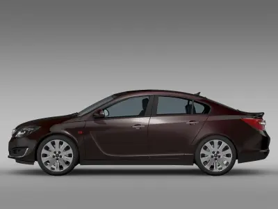 Opel Insignia Hatchback ECOFlex 2015 3D model
