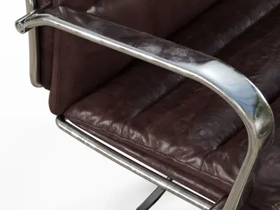 Office Chair Director Brown Switzerland 3D model