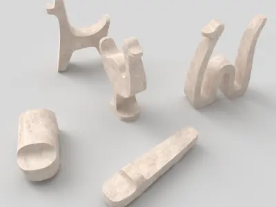 Safari by Monitillo 1980 decorative objects 3D model