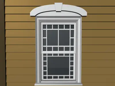 Window Header 4 3D model