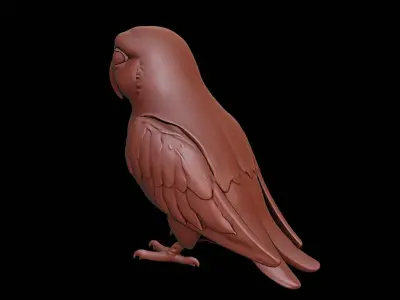 Parrot Animal Sculpture 3D print model purchase