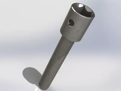 dficc metal rod with hole in it Free 3D model
