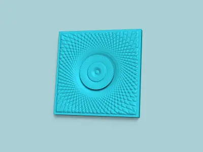 Wall Panel A16 Ornament - Interior Design Decoration 3D print model