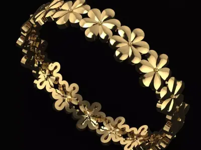 Arabic Tire Ring 3D print model