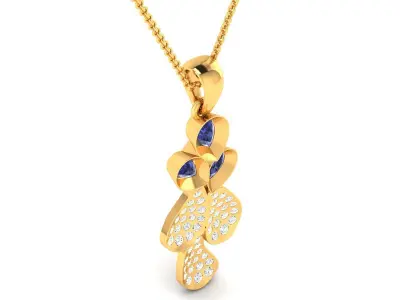 Pendant for Women 3dm STL FBX OBJ Render Details 3D print model purchase