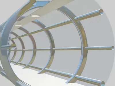 Future tunnel 3D model