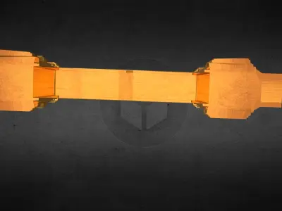 Secret City Gate 3D print model