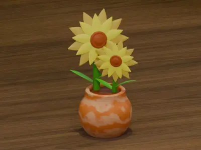 Sunflower 3D model