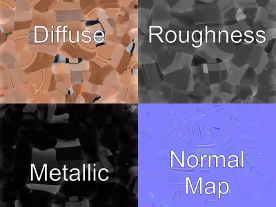 Contemporary Foldable Headphones model pack Low-poly 3D model