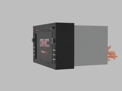 Car Navigation System Head Unit General Motors  Low-poly 3D model
