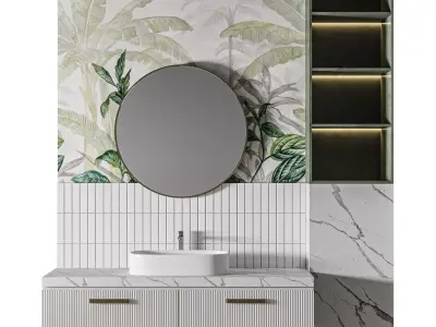 Luxury Bathroom 235 3D model