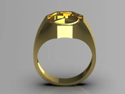 Luxury man ring Mercedes-Benz design model mr0037 3D print model