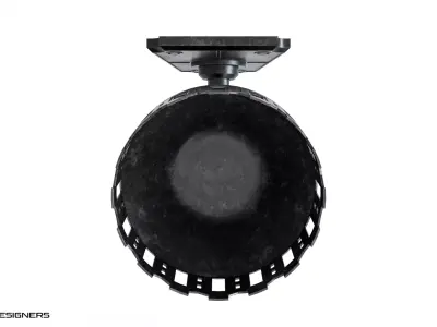 Medieval Wall Sconce Torch Low-poly 3D model