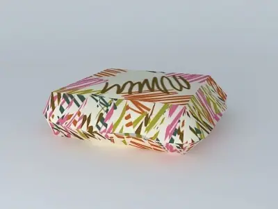 Pillow box pattern Free 3D model