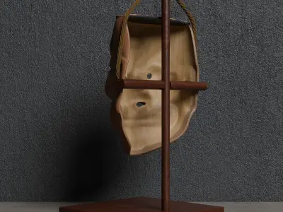 Kobeshimi Japanese Mask Noh  3D model 3D model