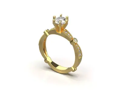 ring code 182 3D print model