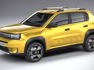 Fiat Grande Panda 2025 3D model