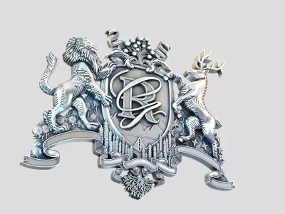 Coat of Arms 3D print model