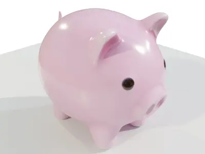 Piggy Bank 3D model