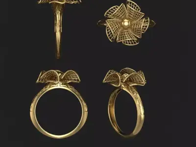 ring fiber 3D print model