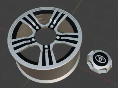 Rim Lexus Toyota 1998-2002 3D model