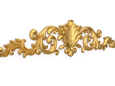 carved classic decorative ornament cnc 3d printing stl 46 3D print model