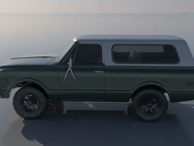 Chevrolet BLazer 1970 3D print model