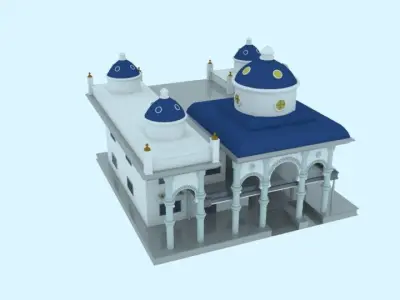 Villa mosque 3D model