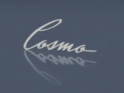 Mazda Cosmo L10A   L10B Lettering 3D print model