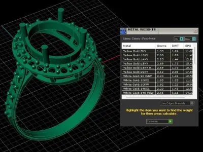 Luxury Wedding ring 3d Printable Model  3D print model