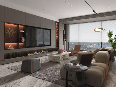 Living Room Scene 23 3D model