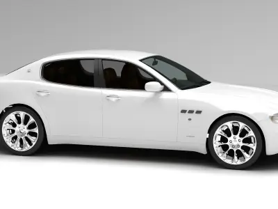 Maserati Quattroporte 4K 3D model