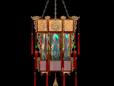 Chinese Palace Lantern 3D model