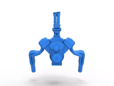 Engine of Gasser Version 2 Scale 1 to 25 3D print model