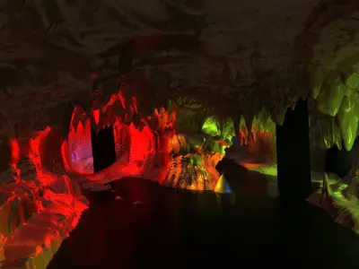 Karst Cave 3D model